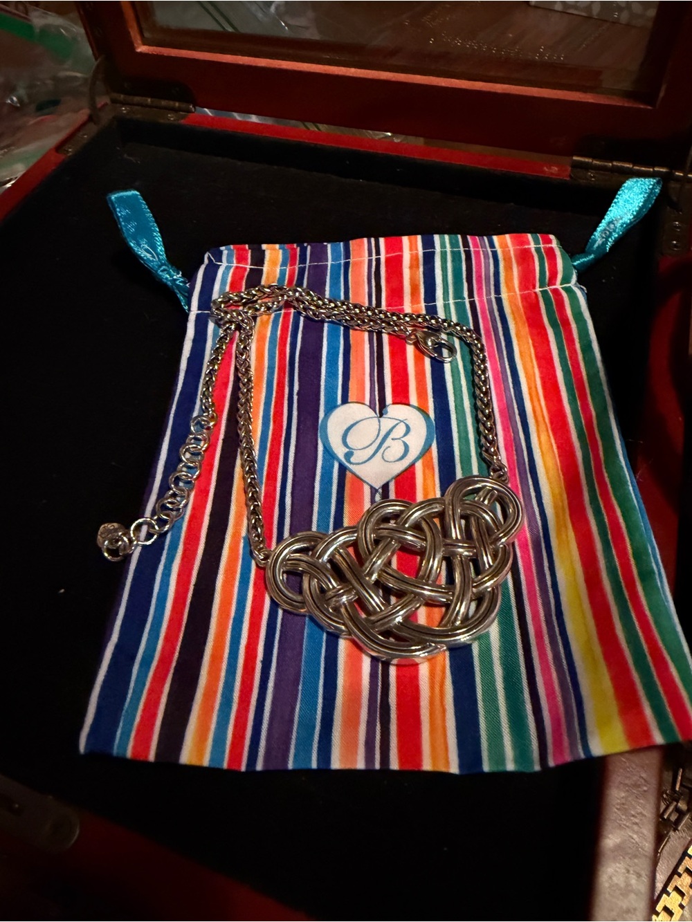 Brighton Silver Knot Pendant Necklace - Picture 2 of 2